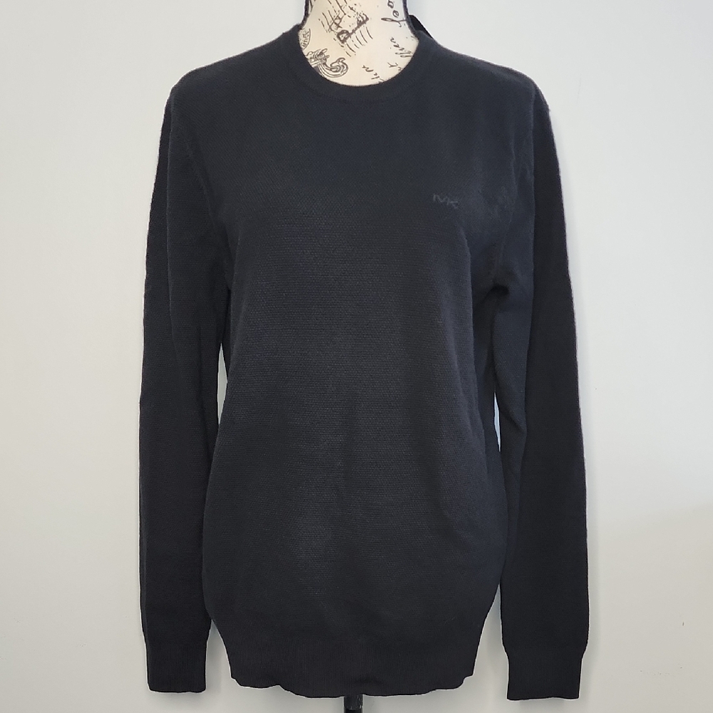 Michael Kors Men's Black Crewneck Sweater Size Small